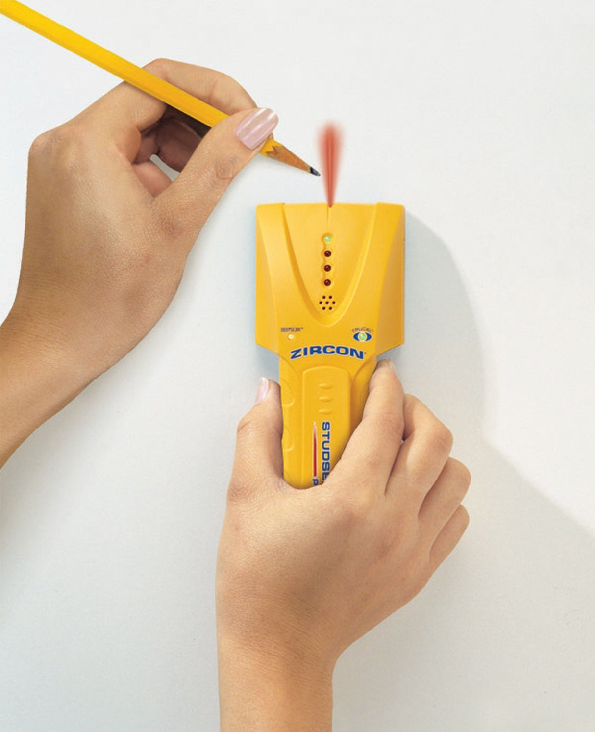 Zircon StudSensor Pro SL Edge Finder Deep-Scanning Stud Finder with SpotLite Pointing System Zircon