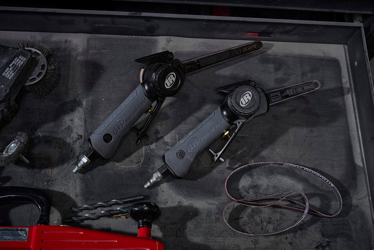 Ingersoll Rand 360-313 - Air Belt Sander, 3/8x13", 20,000 RPM, 4700 SFPM, 0.6 HP, Chrome Ingersoll Rand