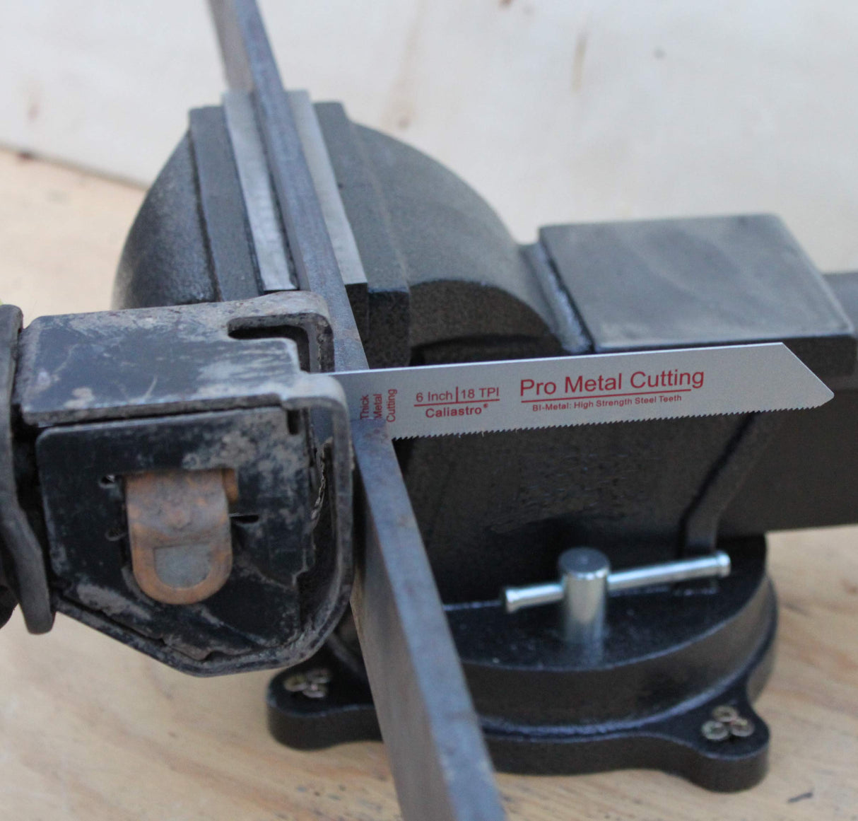 6-Inch Thick Metal Cutting Reciprocating Saw Blades (18 TPI) Made of Long Lasting Bi-Metal (HSS Teeth Bonded to HCS Body) - 8 Pack - Caliastro Caliastro