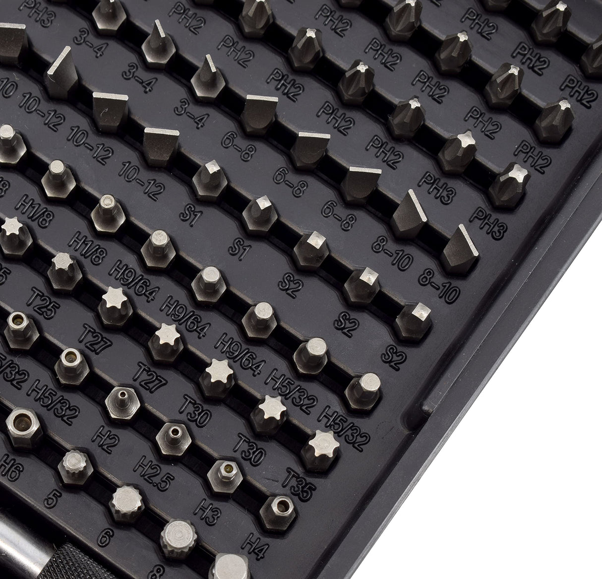 Jackson Palmer 218 Piece Ultimate Screwdriver Bit Set, High Grade Carbon Steel, Includes Hard-to-Find Security Bits Jackson Palmer