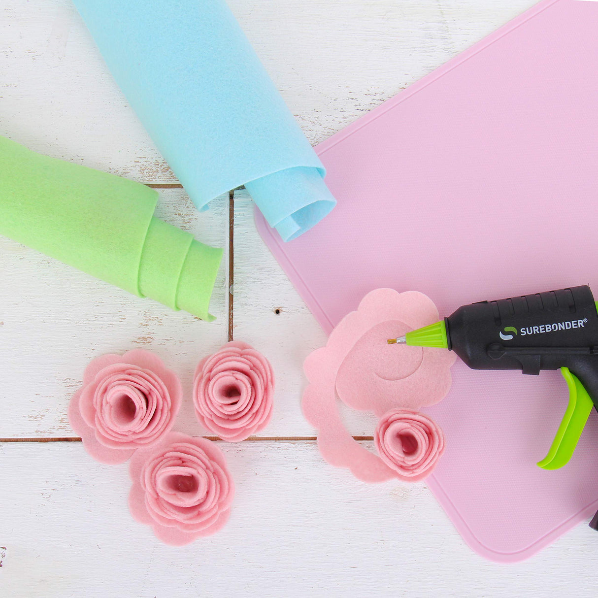 Threadart Premium Felt Sheets - 10 Sheets - 12" x 12" - Teal | Soft Wool-Like Feel | 1.2mm Thick Fabric for DIY Crafts, Sewing, Crafting Projects | Threadart