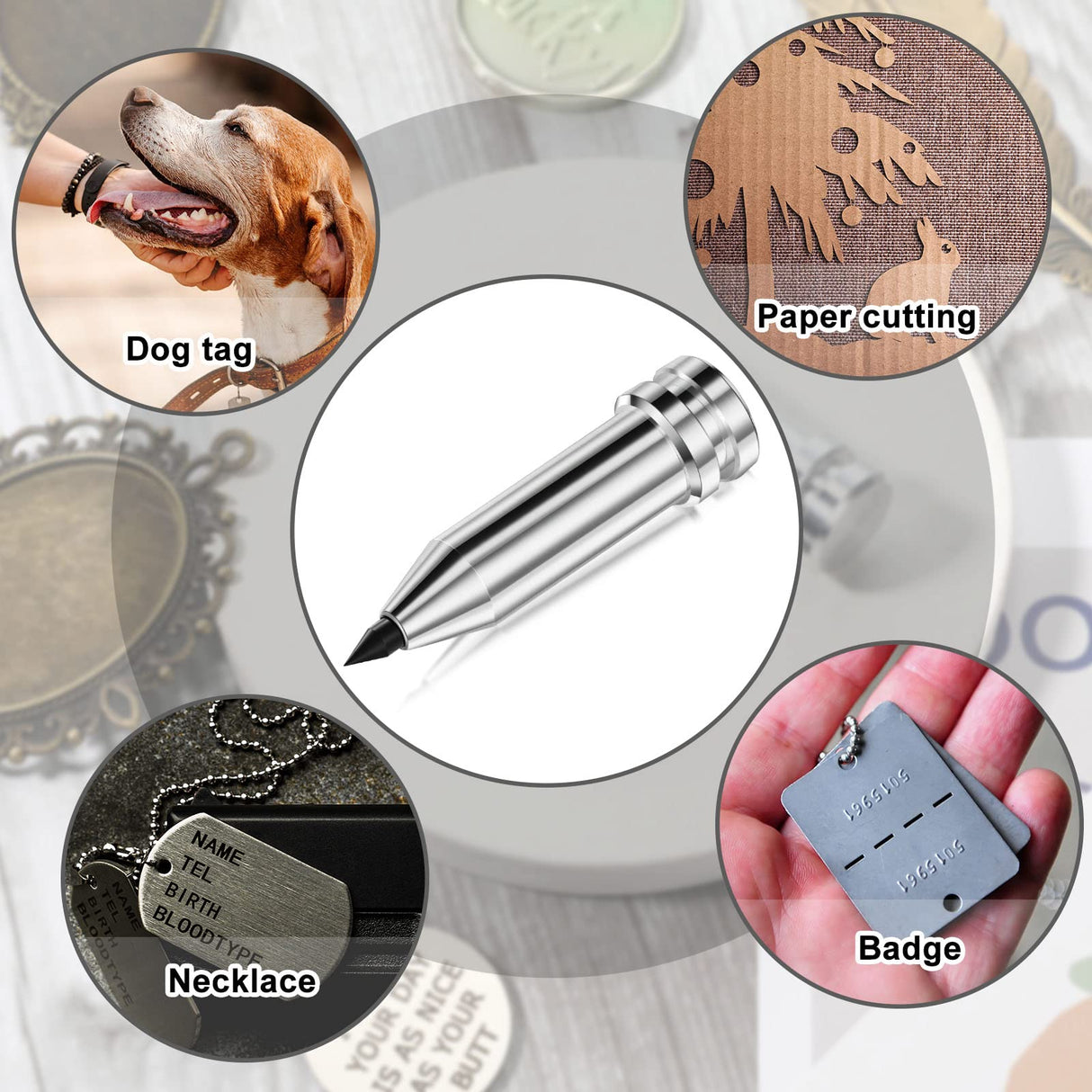 Tip Engraving Tool Etching Precision Tip Tool Engraving Tool Replacement Tips Engraver Accessories Compatible with Explore One Explore Explore Air Tondiamo