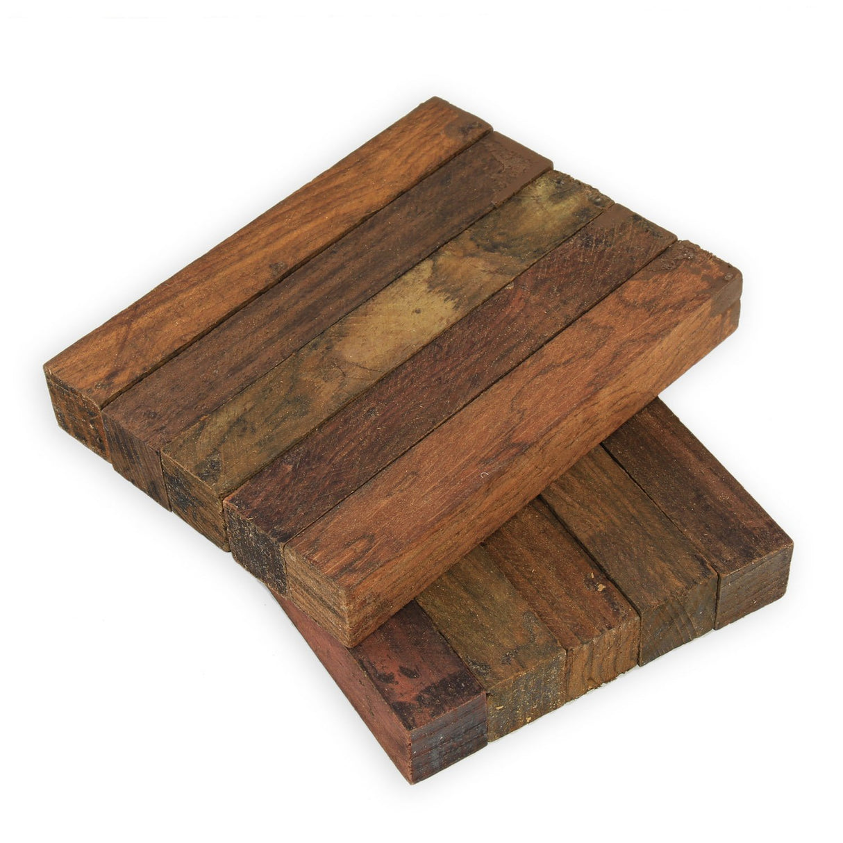 Legacy Woodturning, Cocobolo Wood Pen Blank, 3/4" x 3/4" x 5", Pack of 10 Legacy Woodturning