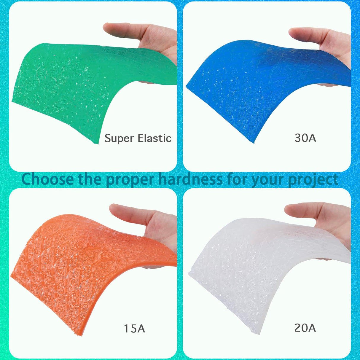 BBDINO Silicone Mold Making Kit, Fast Cure Soft Mold Making Silicone Rubber 2.2 lb(35 Oz), Liquid Silicone for Mold Making, for BBDINO