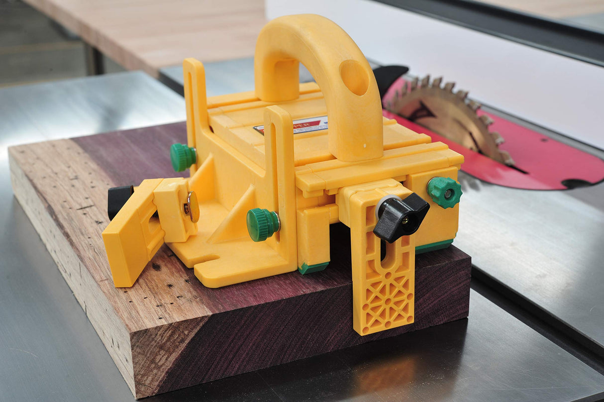 MICROJIG GRR-Ripper GR-281 Complete 3D Pushblock System, Yellow MICRO JIG