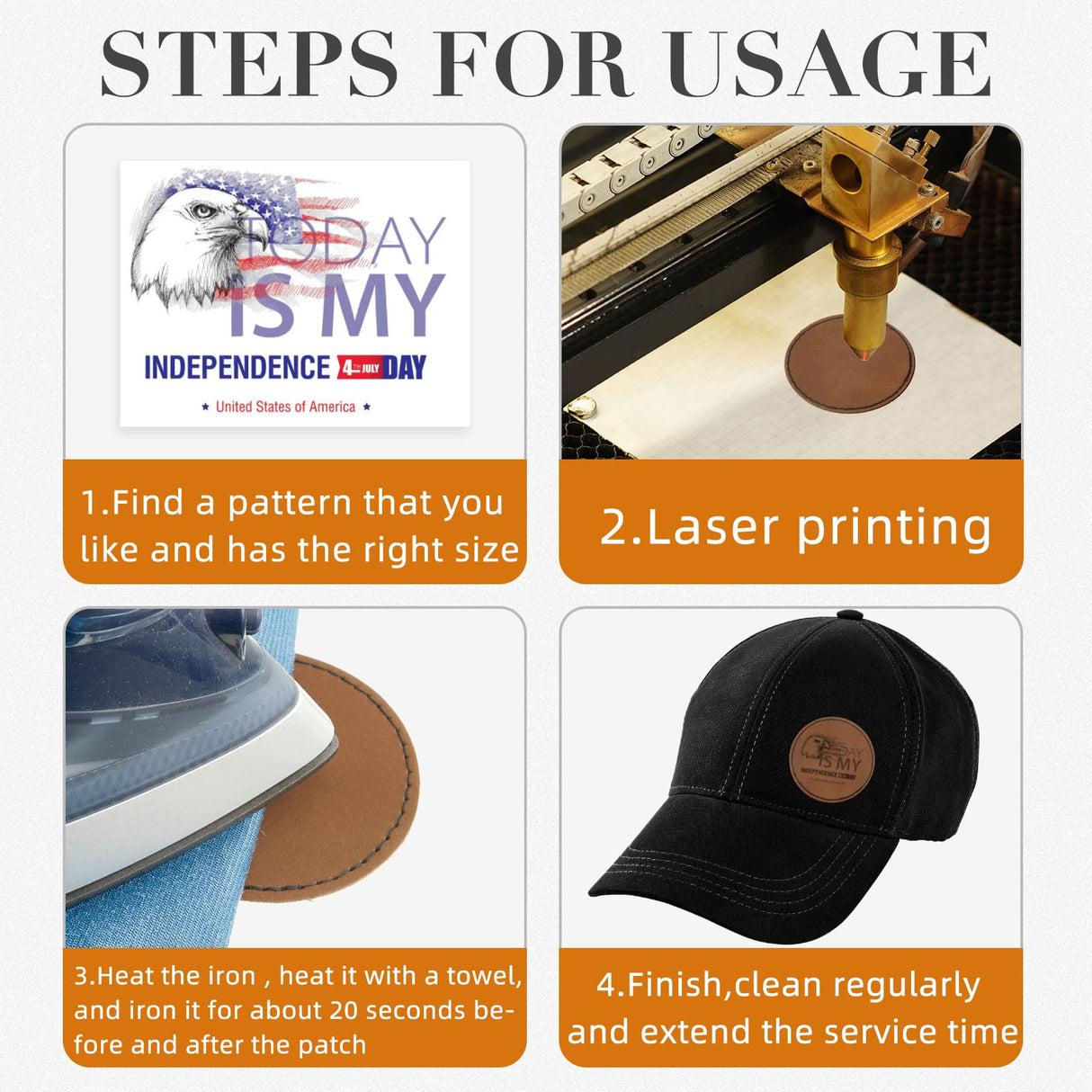 30 Pcs Blank Leather Hat Patches with Adhesive Round Laserable Leatherette Patch Brown Faux Leather Patches Glowforge Laser Supplies for Hats, Dunzy