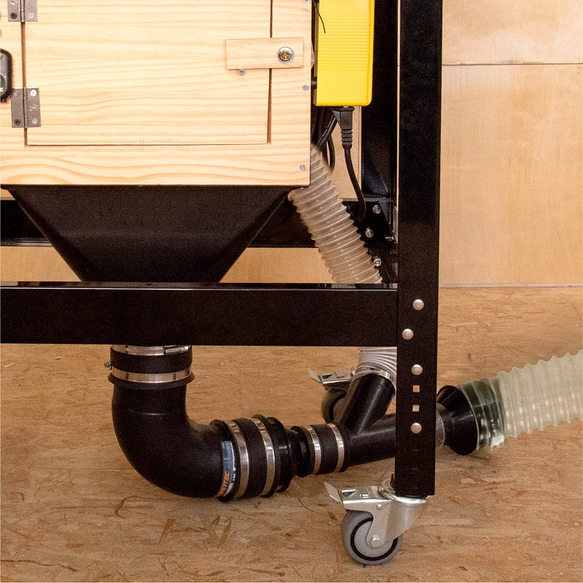 POWERTEC 70122 Big Gulp Dust Hood for Woodworking Dust Collection Dust Hood POWERTEC