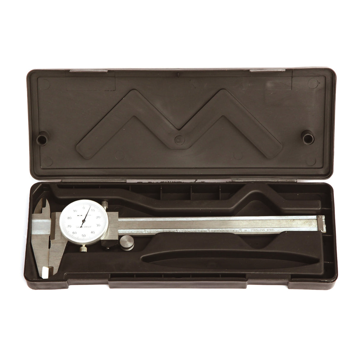 HFS (R) 0-6" Stainless Steel 4 Way Dial Caliper .001" Shock Proof HFS