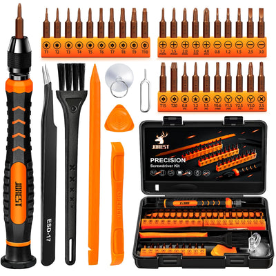 JOREST 38Pcs Precision Screwdriver Set, Tool Kit with Security Torx T5 T6 T8 T9, Triwing Y00, Star P5, etc, Repair for Ring Doorbell, Laptop, Switch,