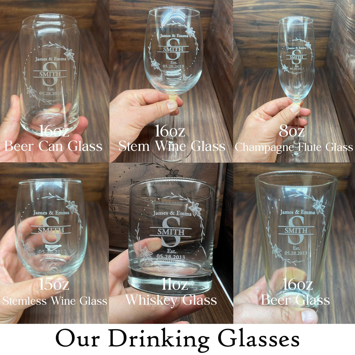 CARVELITA Personalized Wood Cutting Boards For Family, Meaningful Custom Christmas, Wedding, Anniversary Gifts For Couple, Mom, Dad, Friends, CARVELITA