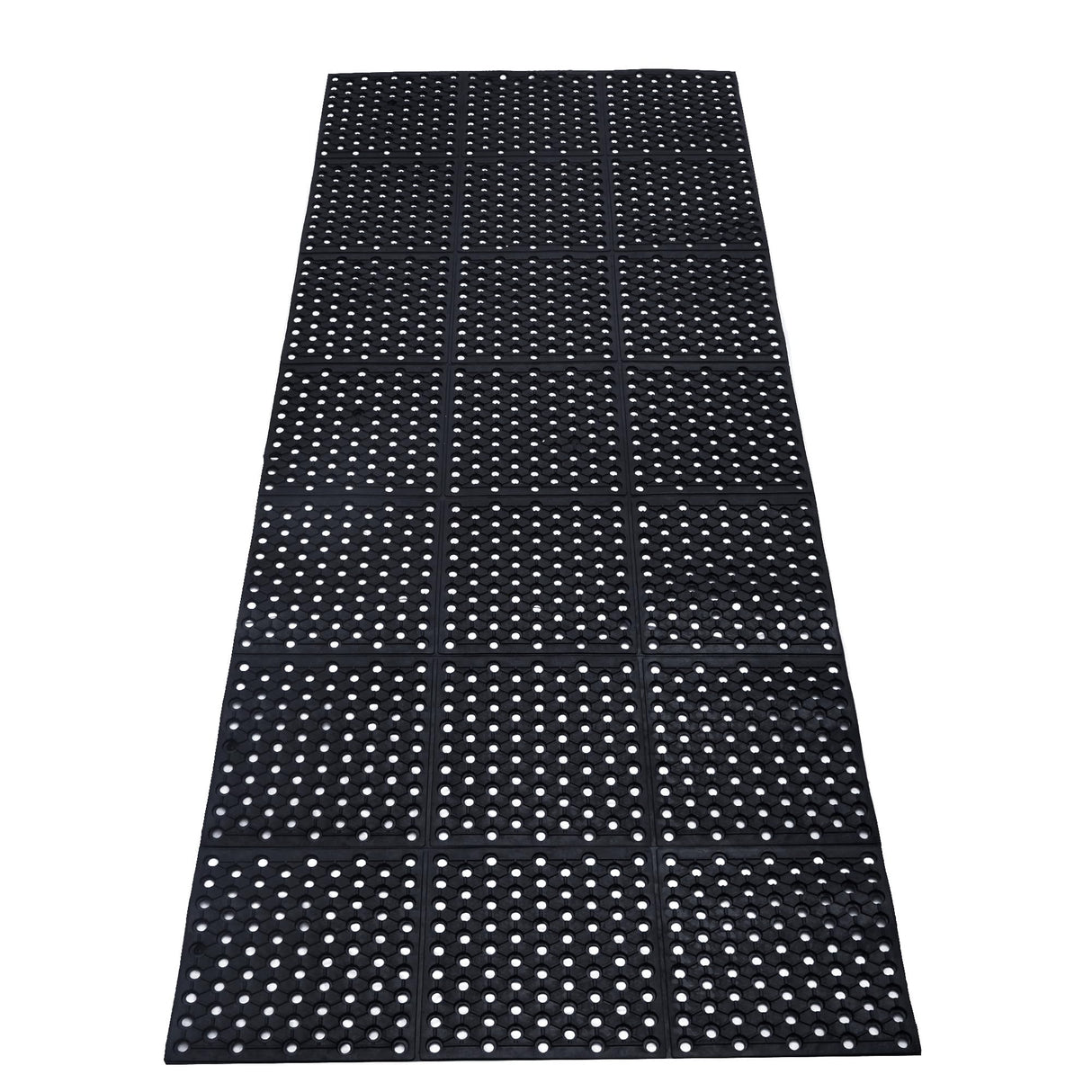 tonchean Rubber Drainage Floor Mat 83x35in Commercial Anti-Fatigue Rubber Floor Mats with Holes Restaurant Bar Floor Mat Heavy Duty Drainage Mat for tonchean