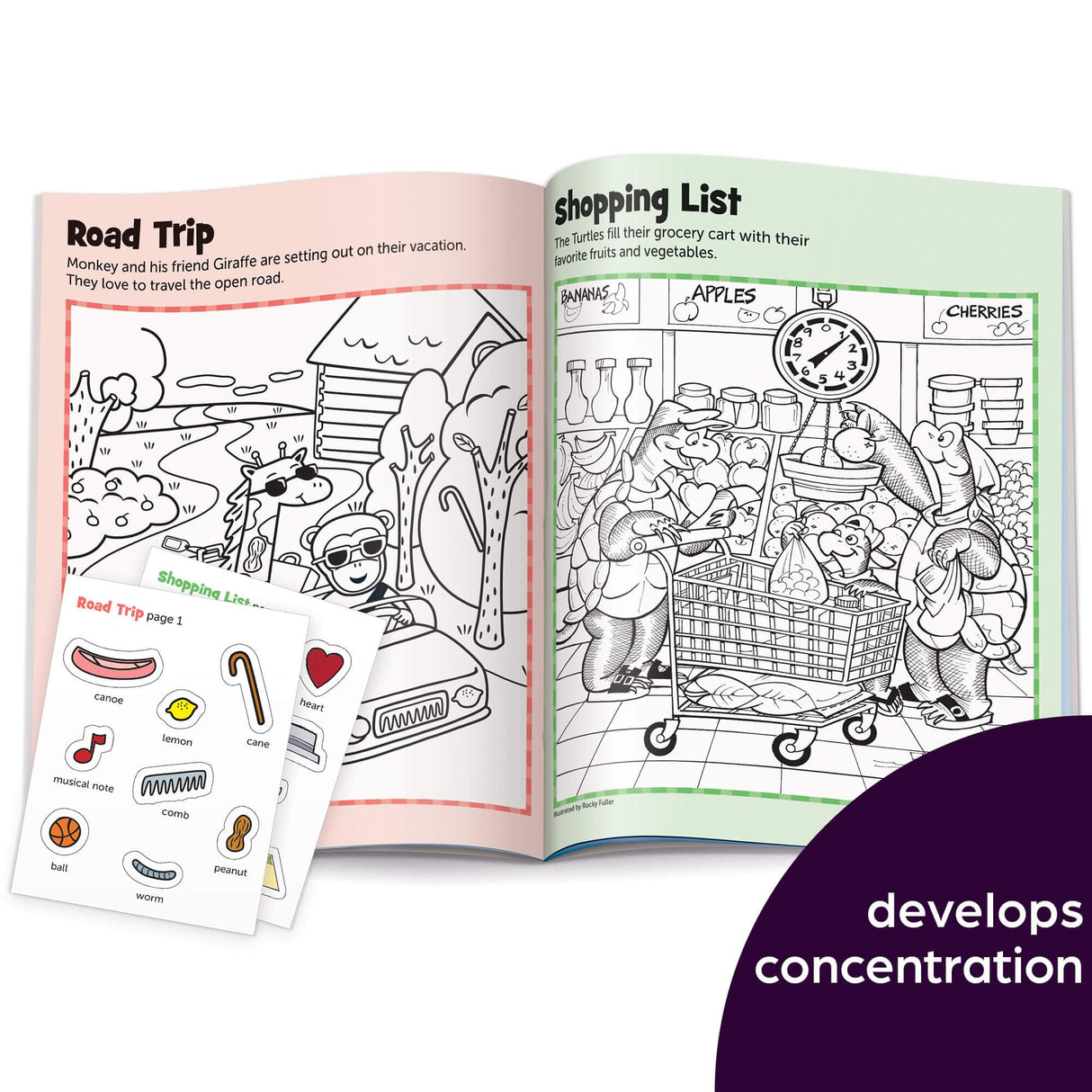 Highlights Hidden Pictures Sticker Fun Sticker Books for Kids Ages 3-6, 4-Pack of Sticker Books, 64 Pages of Seek and Find Sticker Activities, Books Highlights for Children