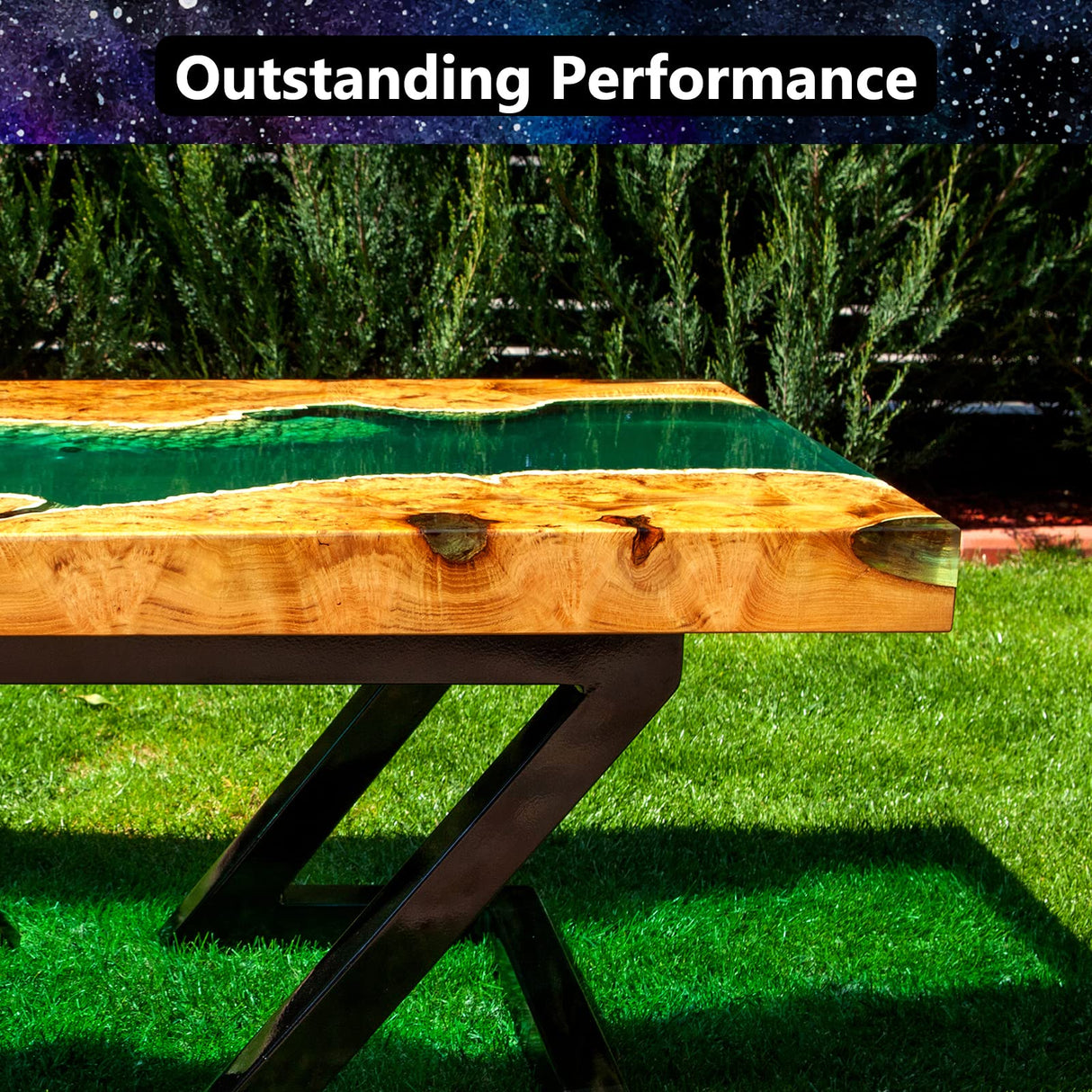 KISREL Epoxy Resin 4Gallon - Crystal Clear Epoxy Resin Kit - No Yellowing No Bubble Art Resin Casting Resin for Art Crafts, Jewelry Making, Wood & KISREL