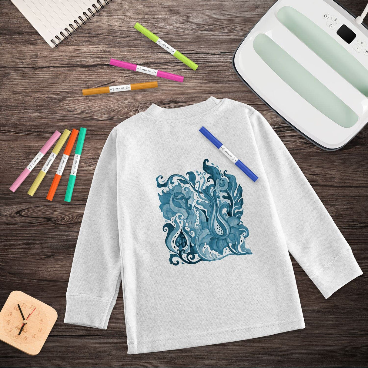 REALIKE Dual Tip Infusible Pens for Cricut Maker 3/Maker/Explore 3/Air 2/Air, 36 pcs Dual Tip Sublimation Markers Pens Set for Cricut Mug Press/Heat REALIKE