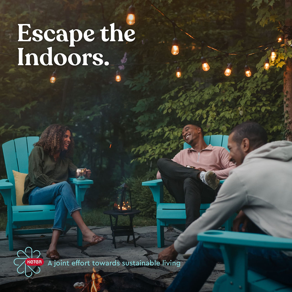 Keter Darwin 150 Gallon Resin Large Deck Box - Organization and Storage for Patio Furniture, Outdoor Cushions, Garden Tools and Pool Toys, Brown & Keter