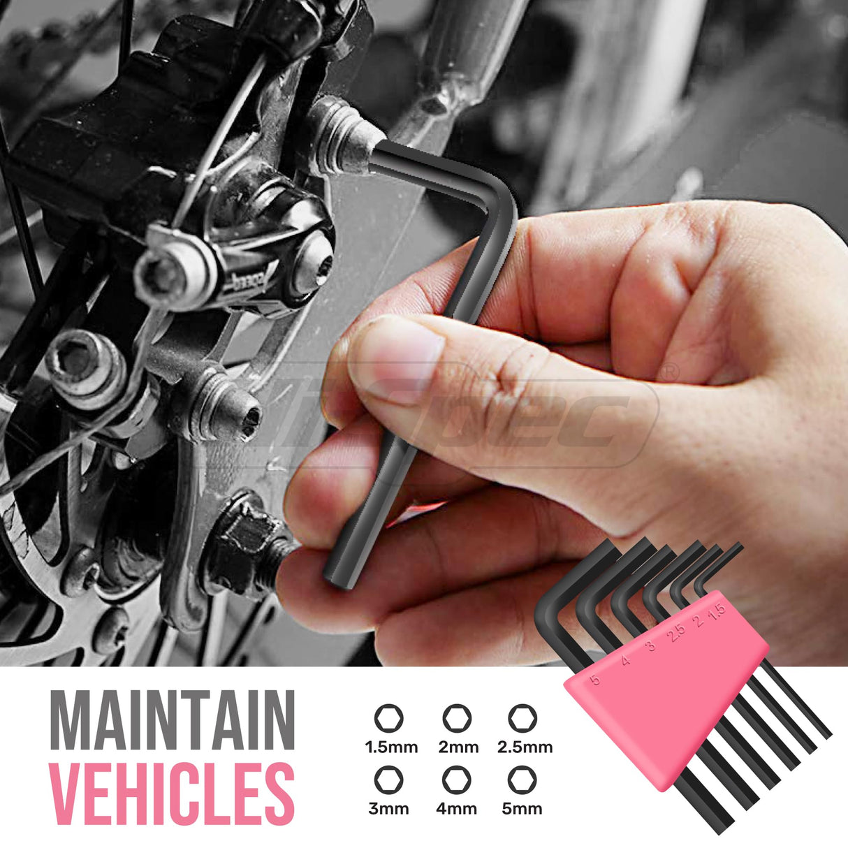 Hi-Spec 25pc Pink Household DIY Tool Kit for Women. Small Mini Tool Box Set of Starter Basic Ladies Tools For Home & Office Hi-Spec