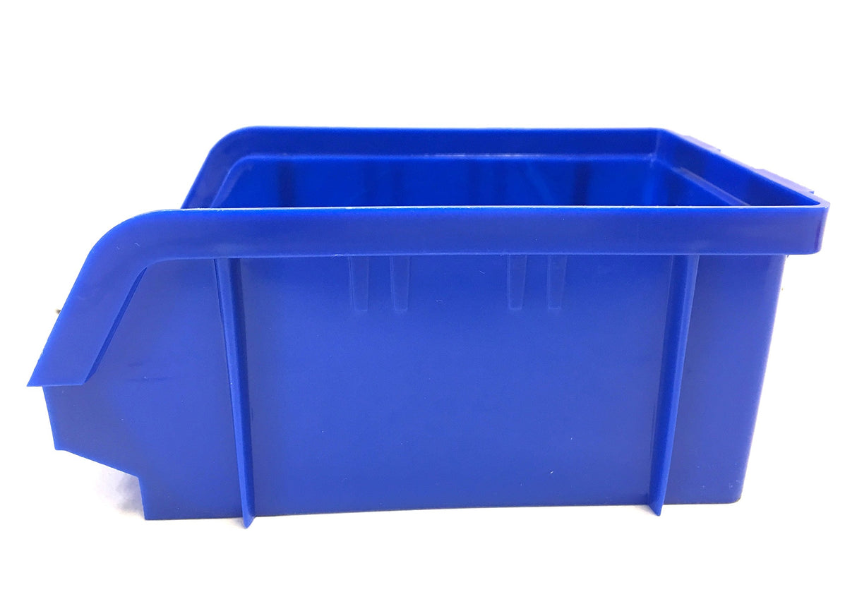 MaxWorks 80694 30-Bin Wall Mount Parts Rack/Storage for your Nuts, Bolts, Screws, Nails, Beads, Buttons, Other Small Parts,Blue and Red MaxWorks