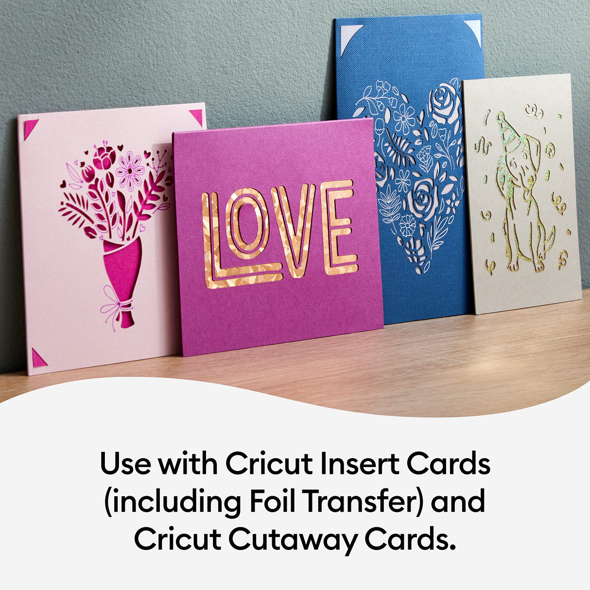 Cricut Card Mat 2x2, Reusable, Non-Slip Craft Mat, Create Four Cards Simultaneously, Perfect for Bulk Card Making, Compatible with Cricut Maker & Cricut