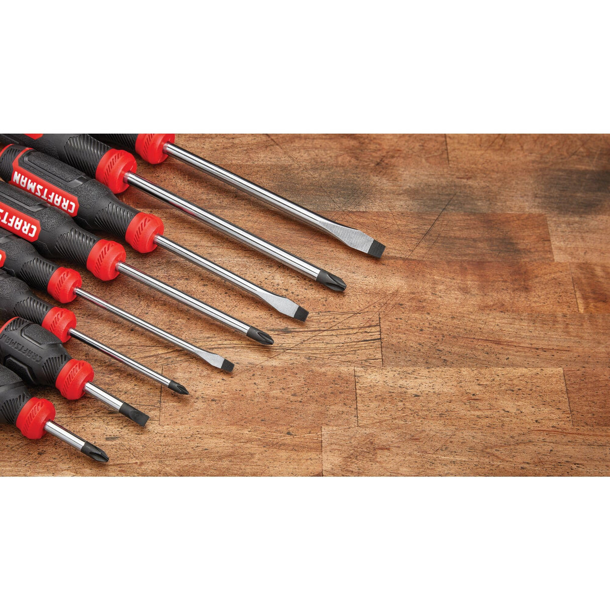 CRAFTSMAN Screwdriver Set, Bi-Material, 8 Piece Set (CMHT65075N) Craftsman