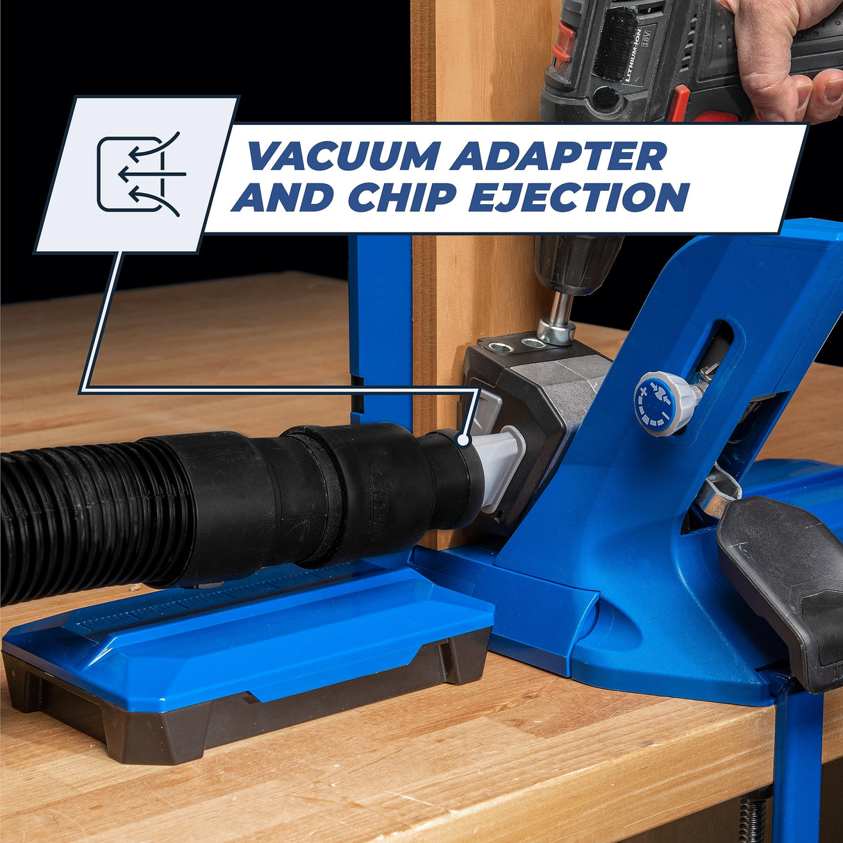 Kreg Tool KPHJ720PRO Pocket-Hole Jig 720 PRO - Easy Clamping & Adjusting - Includes Durable Kreg Pocket-Hole Screws - For Materials 1/2" to 1 1/2" KREG