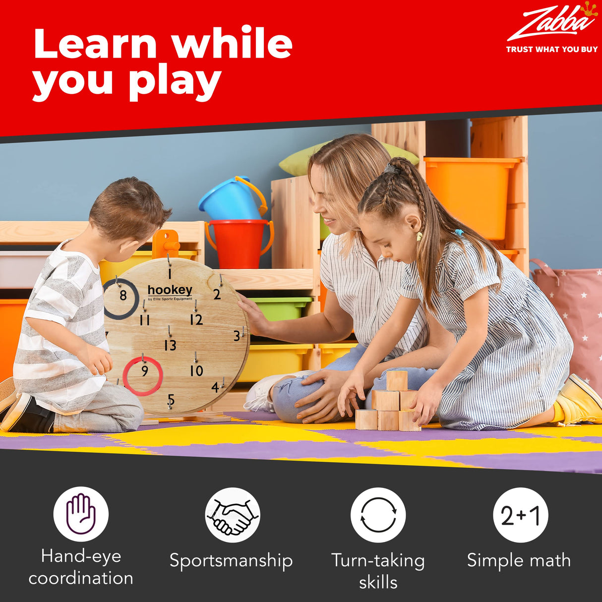 Elite Sportz Equipment Ring Toss Game - Games for Man Caves, Apartments, and Outdoor Fun - Gift for Adults and Kids - Indoor & Outdoor Games for Elite Sportz Equipment