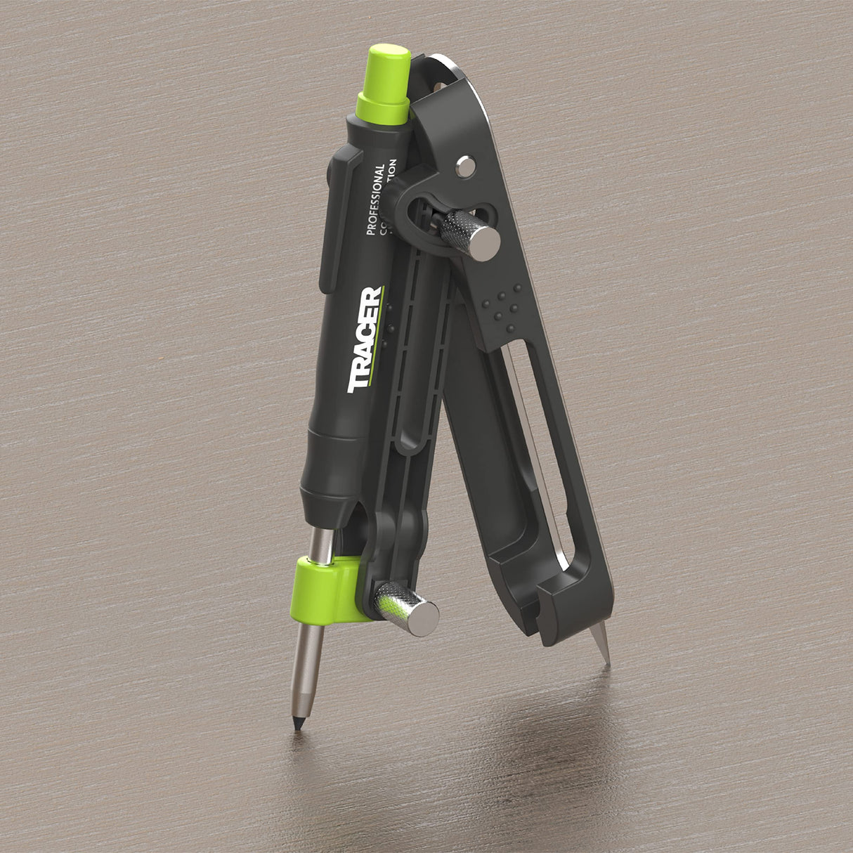 TRACER ProScribe Tool with Deep Hole Pencil, 6X Replacement Lead Holster and Carry Case (Multi-Function Scribe Tool) Enposmre Tracer