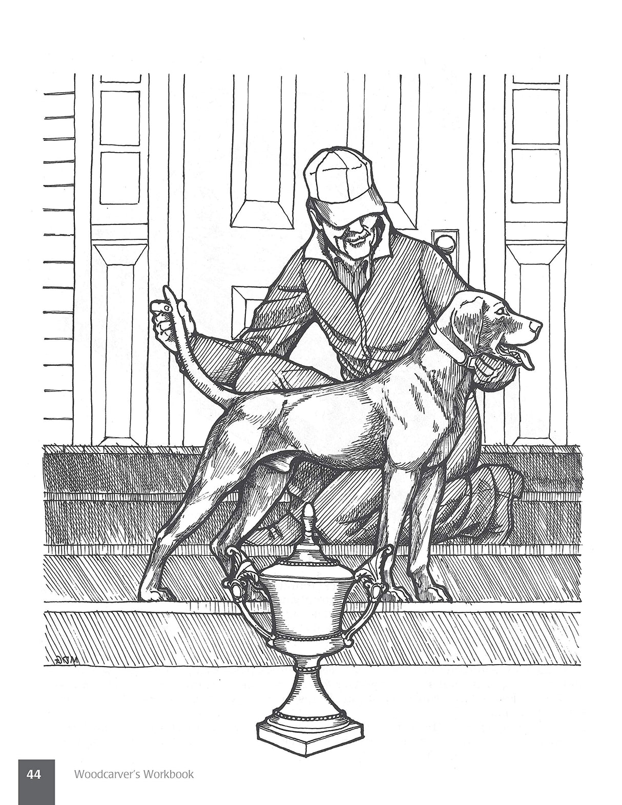 Woodcarver's Workbook: Two Volumes in One! (Fox Chapel Publishing) 16 Step-by-Step Woodcarving Projects with Illustrated Instructions, Patterns, Fox Chapel Publishing