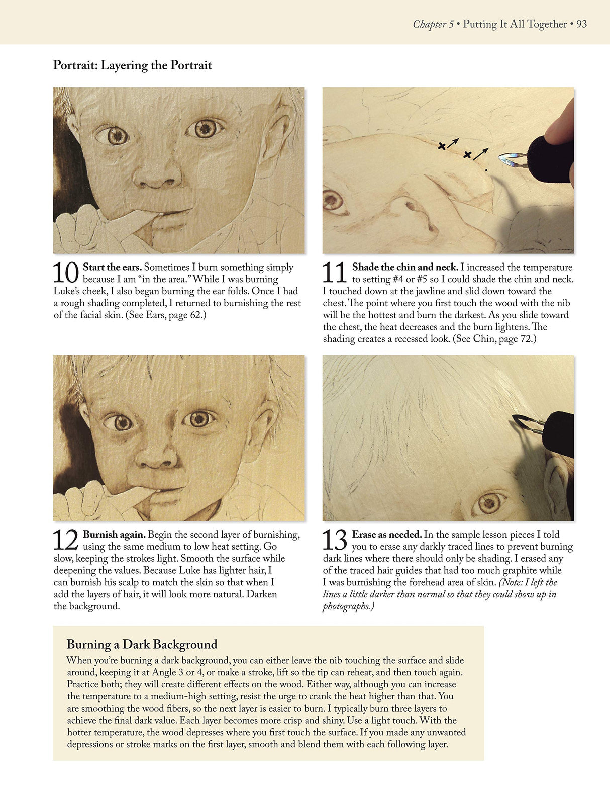 Woodburning Realistic People: Step-by-Step Guide to Creating Perfect Portraits of People (Fox Chapel Publishing) Learn How to Turn a Photo of a Loved Design Originals