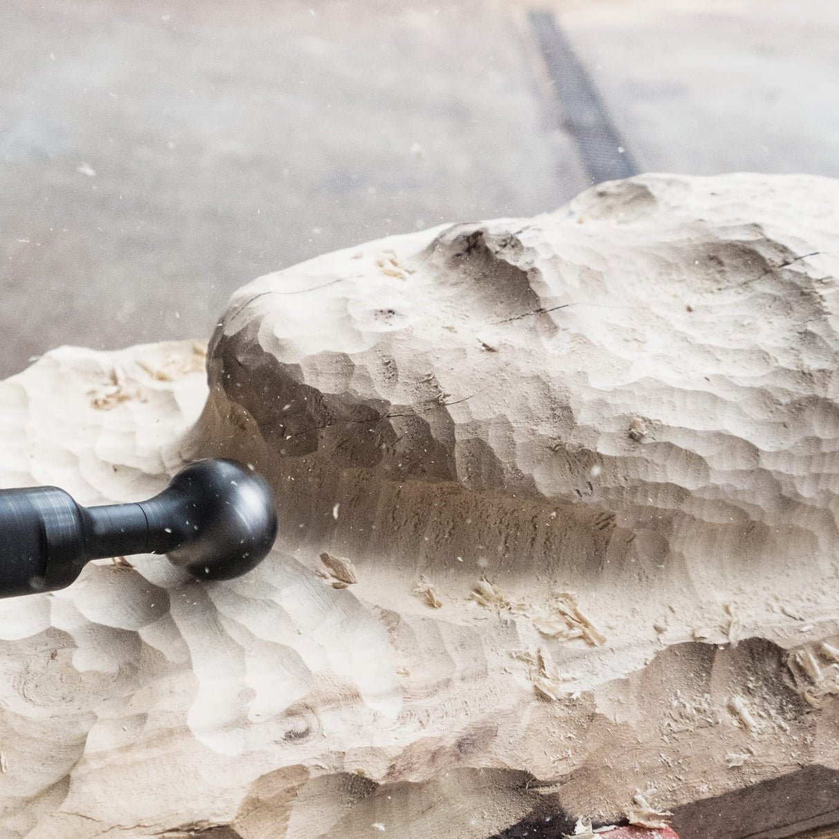 ARBORTECH Ball Gouge | Ø 30 mm Spherical Shaped Wood Gouge Power Carving Attachment for Angle Grinder | BAL.FG.2000 ARBORTECH