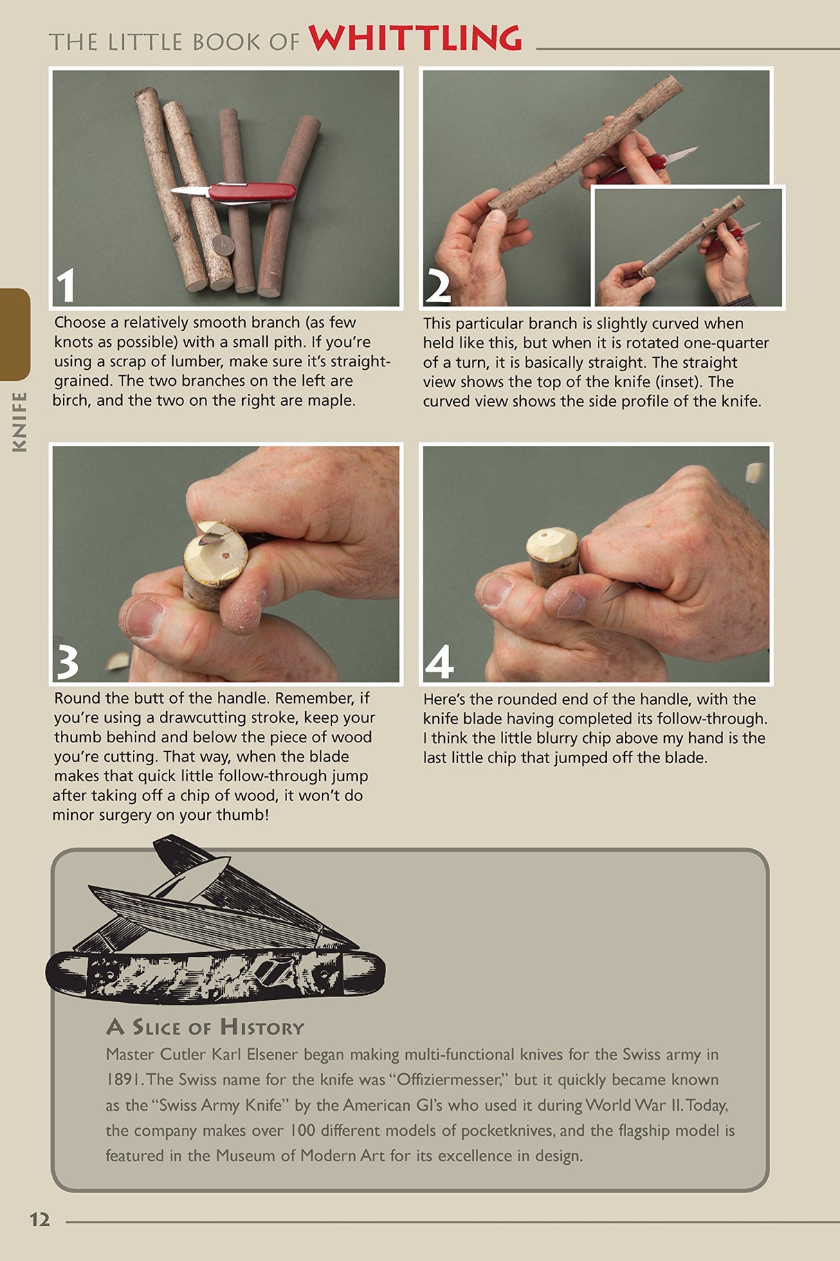 The Little Book of Whittling: Passing Time on the Trail, on the Porch, and Under the Stars (Woodcarving Illustrated Books) (Fox Chapel Publishing) Design Originals