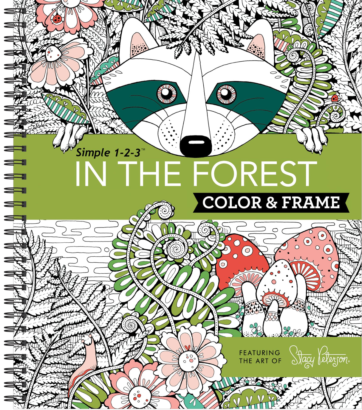 Color & Frame - In the Forest (Adult Coloring Book) New Seasons