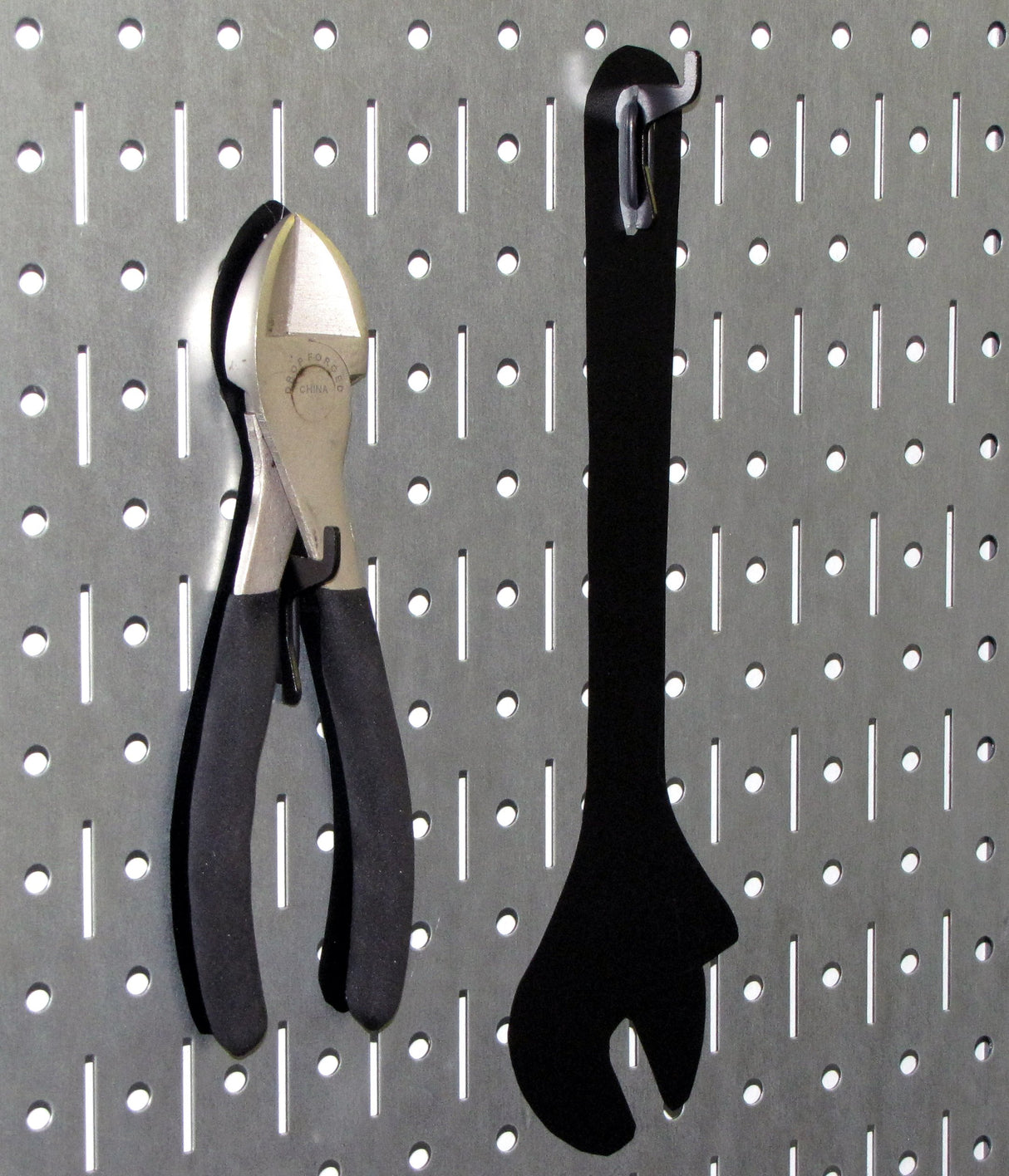 Wall Control Pegboard 32in x 16in Galvanized Metal Pegboard Tool Board Panel Wall Control