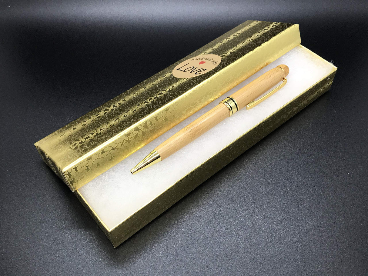 Custom Wood Pen, Personalized Maple, Bamboo, Rosewood, Wood Ball Point Pen - Engraved Generic