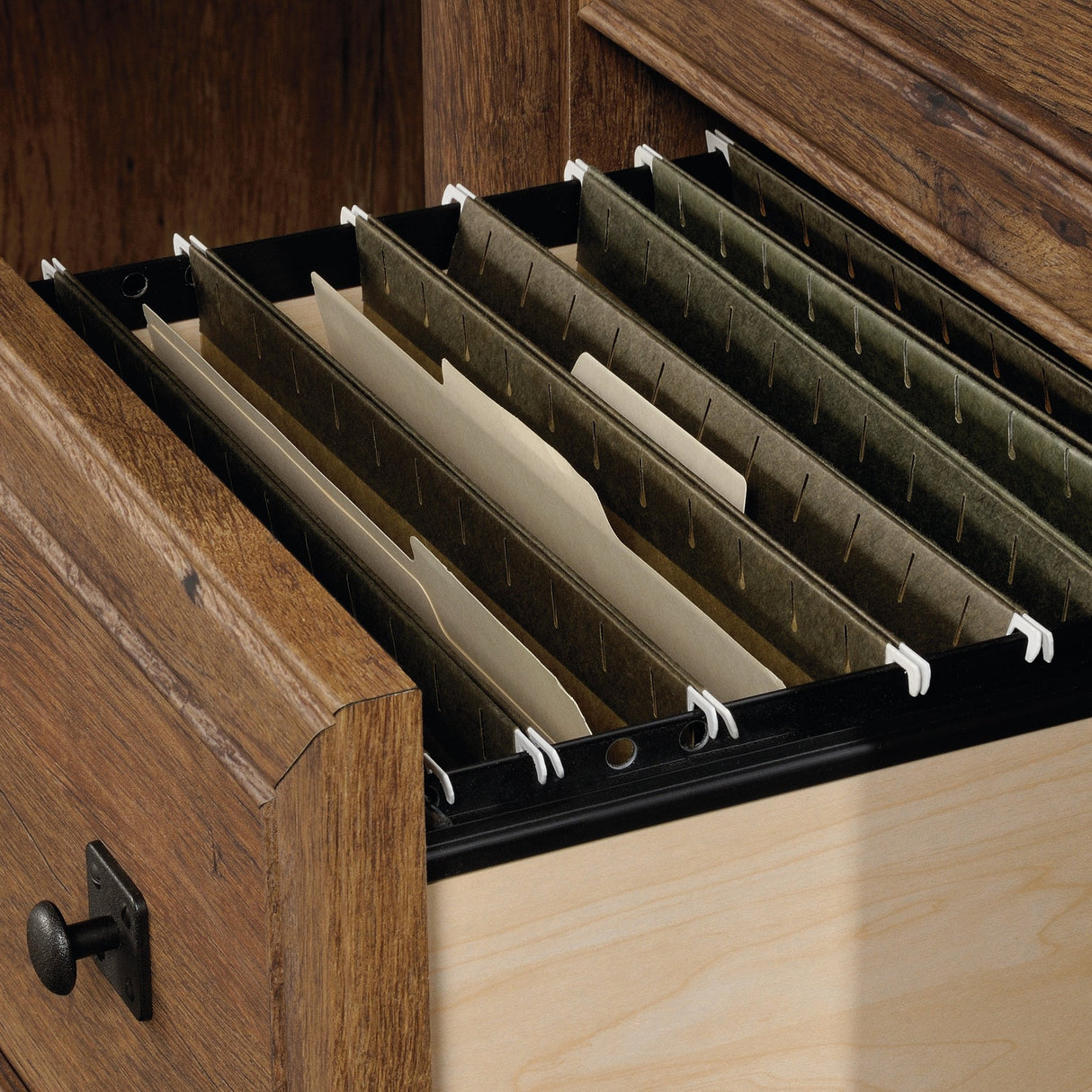 Sauder Palladia Computer Desk, Vintage Oak finish Sauder