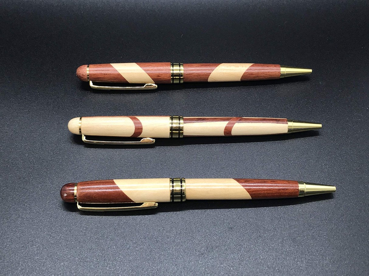 Custom Wood Pen, Personalized Maple, Bamboo, Rosewood, Wood Ball Point Pen - Engraved Generic