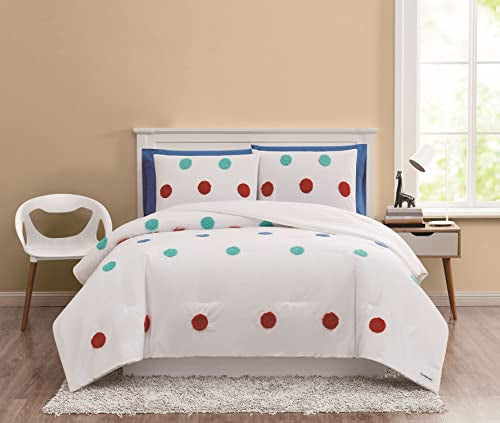 Crayola Fuzzy Dot 3 Piece Full/Queen Comforter Set Crayola