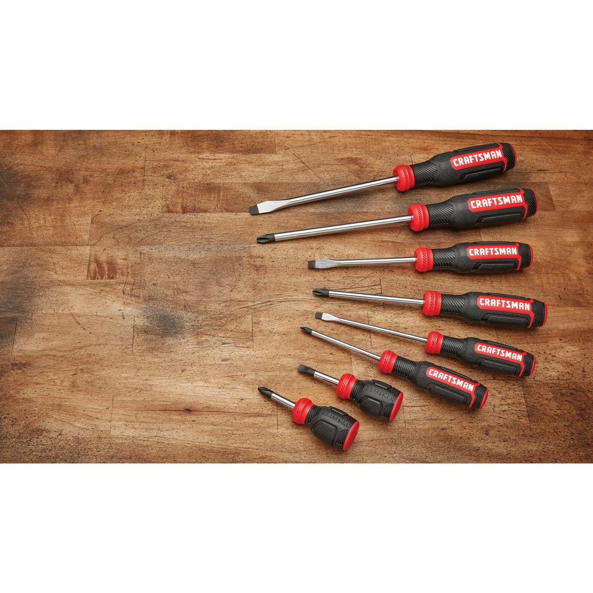 CRAFTSMAN Screwdriver Set, Bi-Material, 8 Piece Set (CMHT65075N) Craftsman