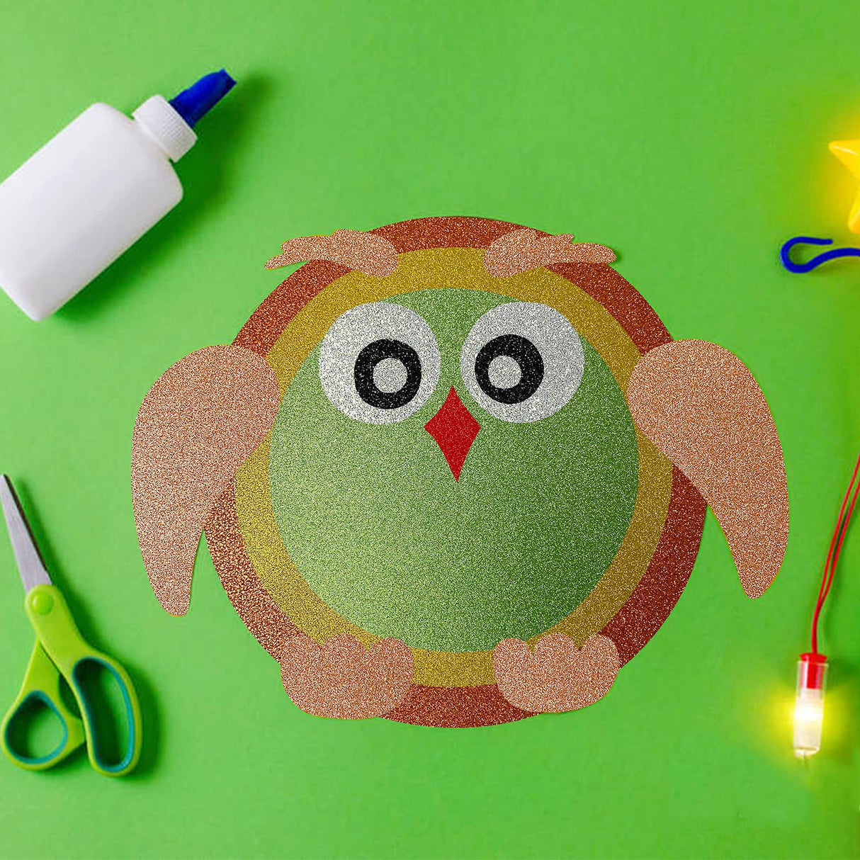 Glitter Cardstock, 40 Sheets in 20 Colors, Premium Cardstock for Cricut, Crafts and DIY Projects, Sparkly Paper for Card Making, 250 GSM Simetufy