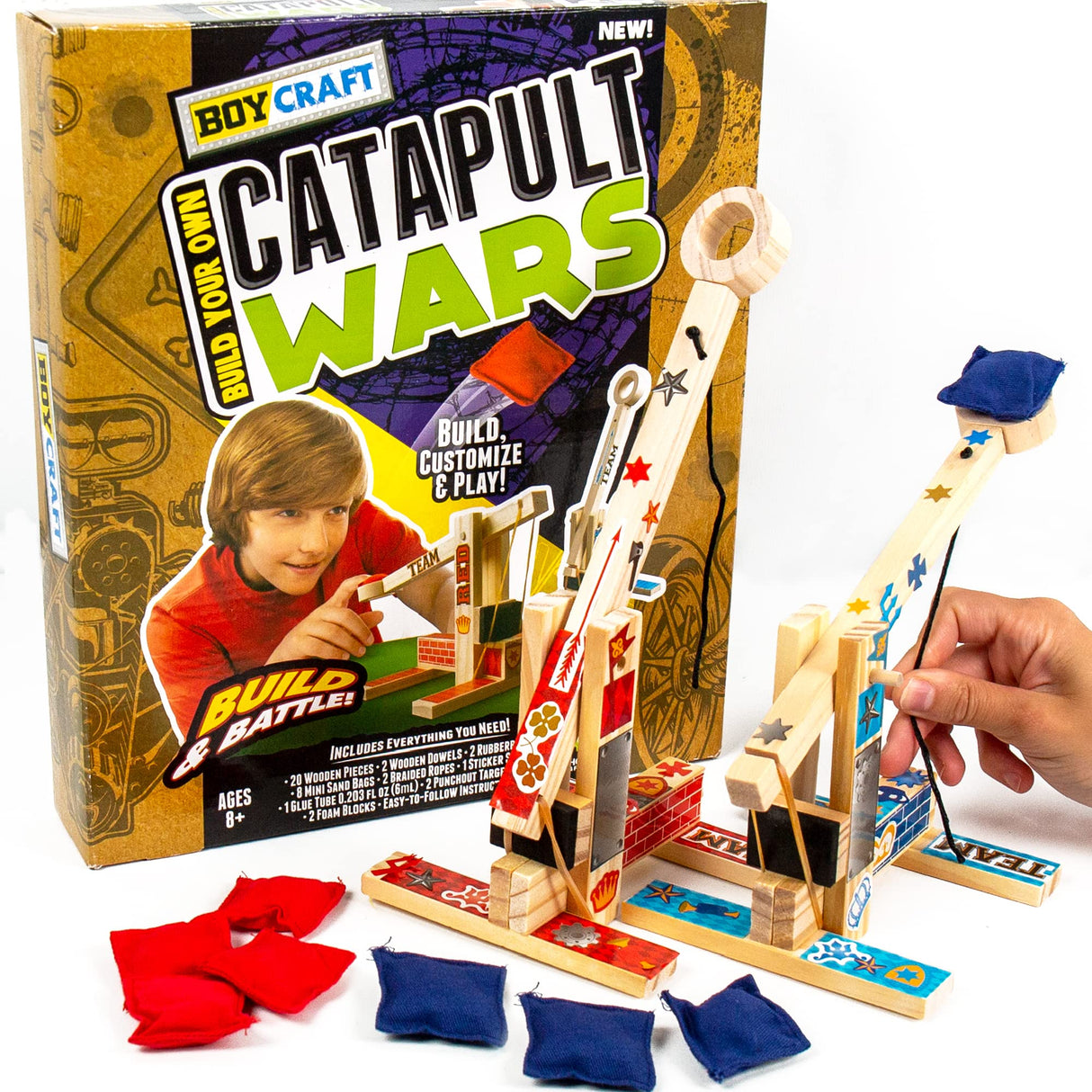 Boy Craft Catapult Wars by Horizon Group USA Boy Craft