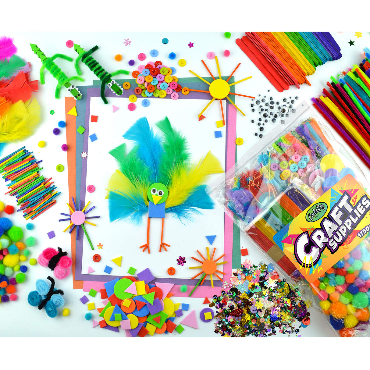 Arts & Crafts Supplies Kits & Materials Set for Kids, Toddler - Carl & Kay Carl & Kay Supply Co.