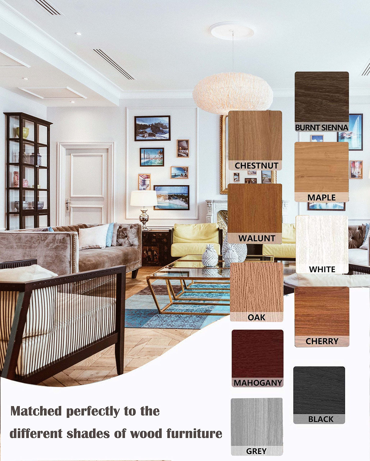 Furniture Markers Touch Up, Lifreer 21 Pcs Wood Filler Floor Scratch Repair Kits, Wood Markers and Wax Sticks with Sharpener Kit for Funiture Lifreer