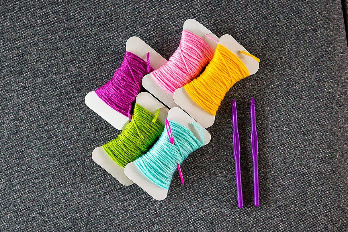 4M 3625 Easy-To-Do Crochet Kit - DIY Arts & Crafts Yarn Gift for Kids & Teens, Boys & Girls 4M