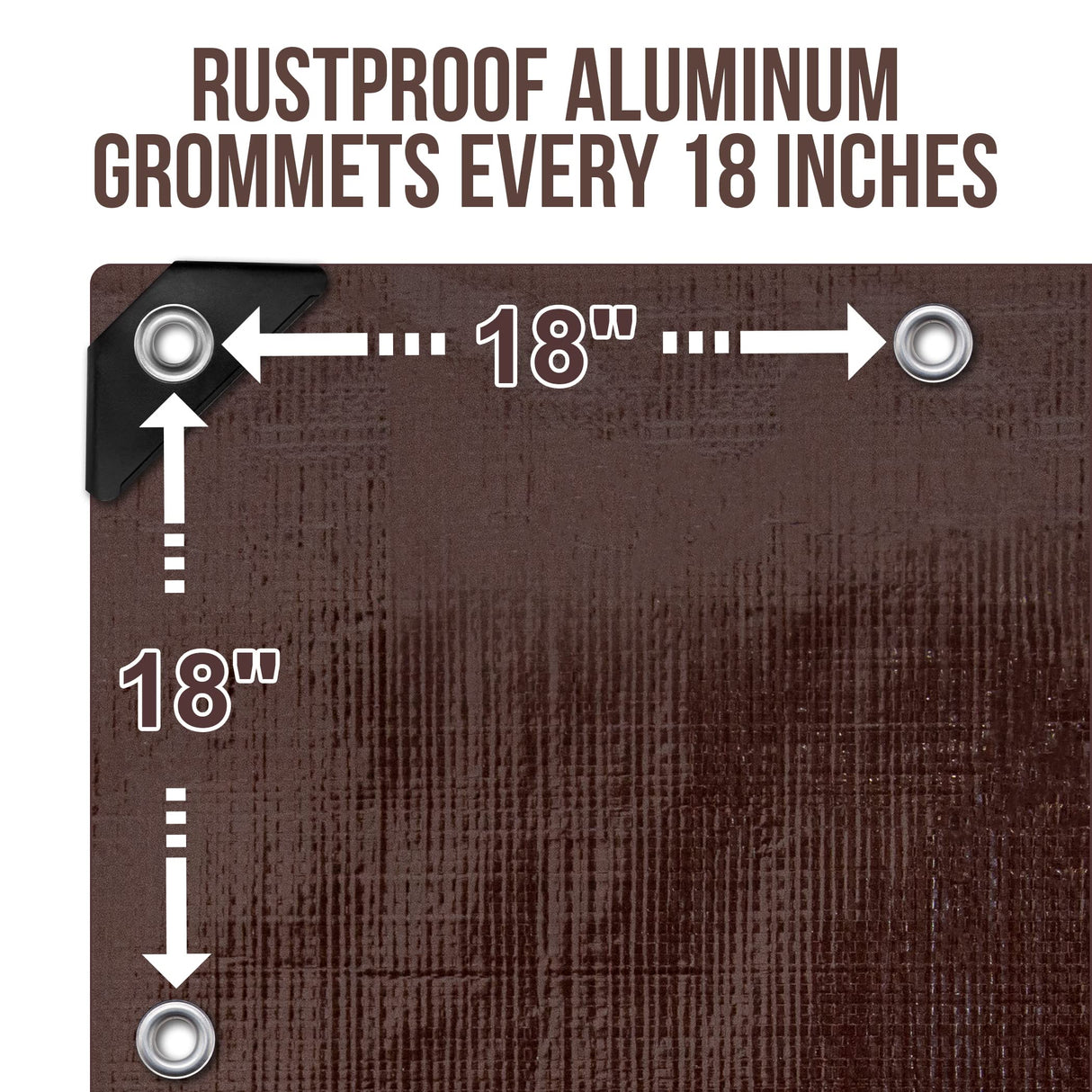 CARTMAN Finished Size 12x20 Feet Extra Thick 12 Mil Heavy Duty Poly Tarp, Multipurpose Protective Cover, UV Resistant, Waterproof Poly Tarpaulin with CARTMAN