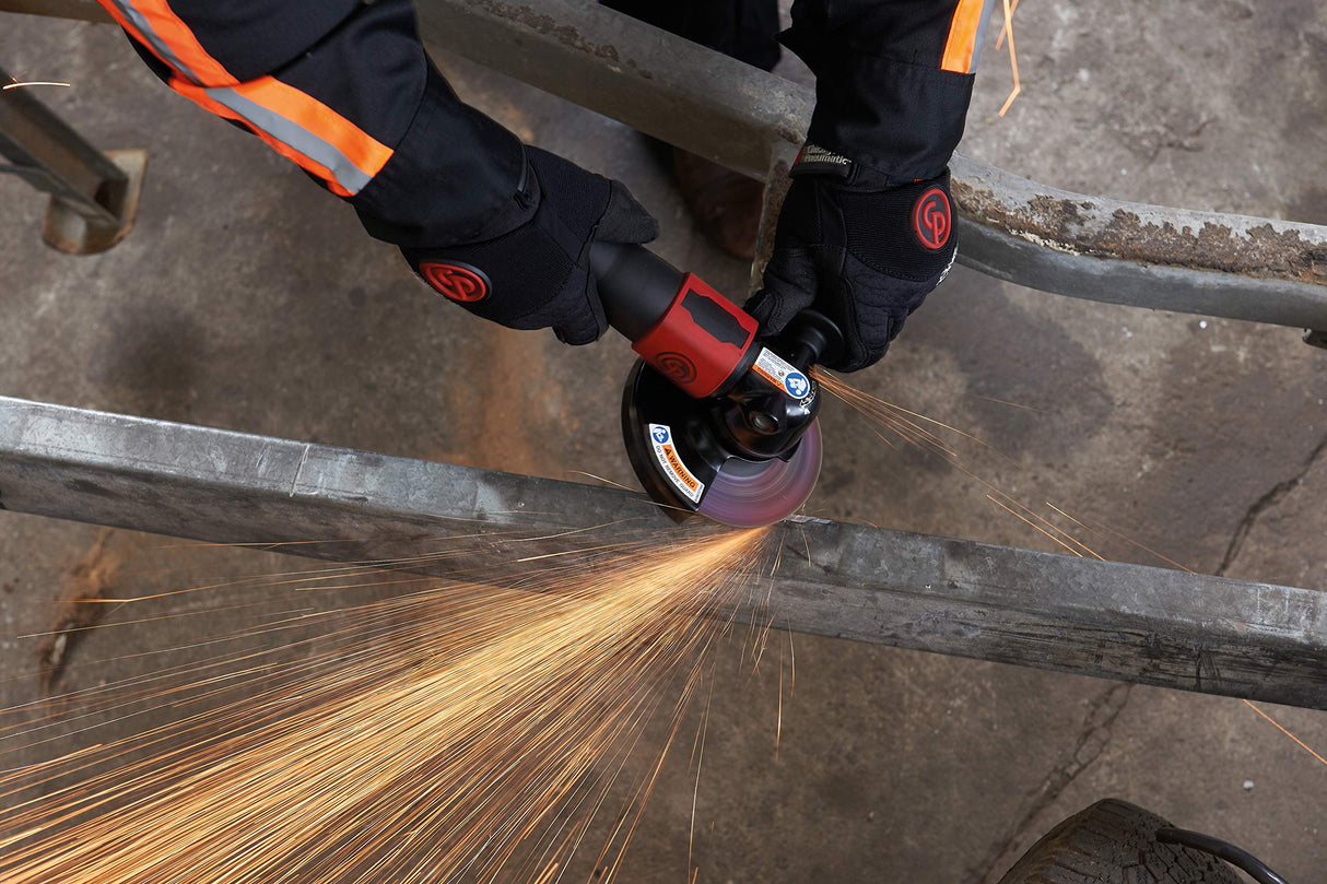 Chicago Pneumatic CP7545-B - Air Grinder Tool, Welder, Woodworking, Automotive Car Detailing, Stainless Steel Polisher, Heavy Duty, Right Angle Chicago Pneumatic