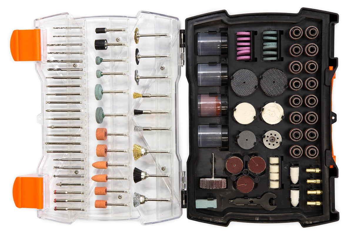 WEN 230282A 282-Piece Rotary Tool Accessory Kit with Carrying Case WEN