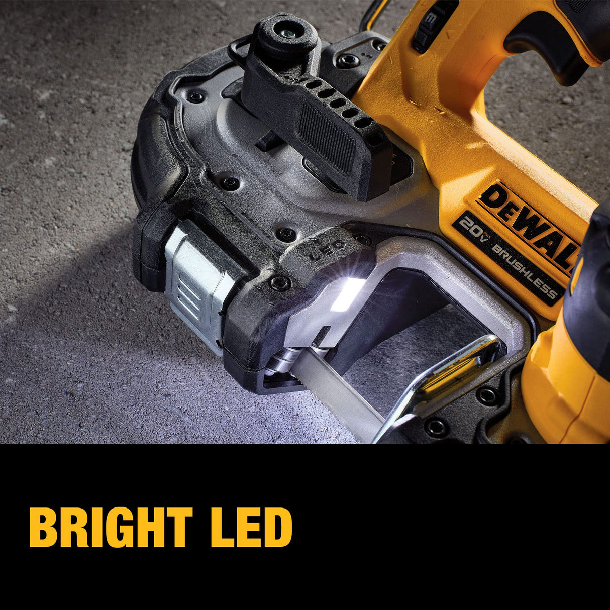 DEWALT ATOMIC 20V MAX* Brushless Cordless 1-3/4 in. Compact Bandsaw Kit (DCS377Q1) DEWALT