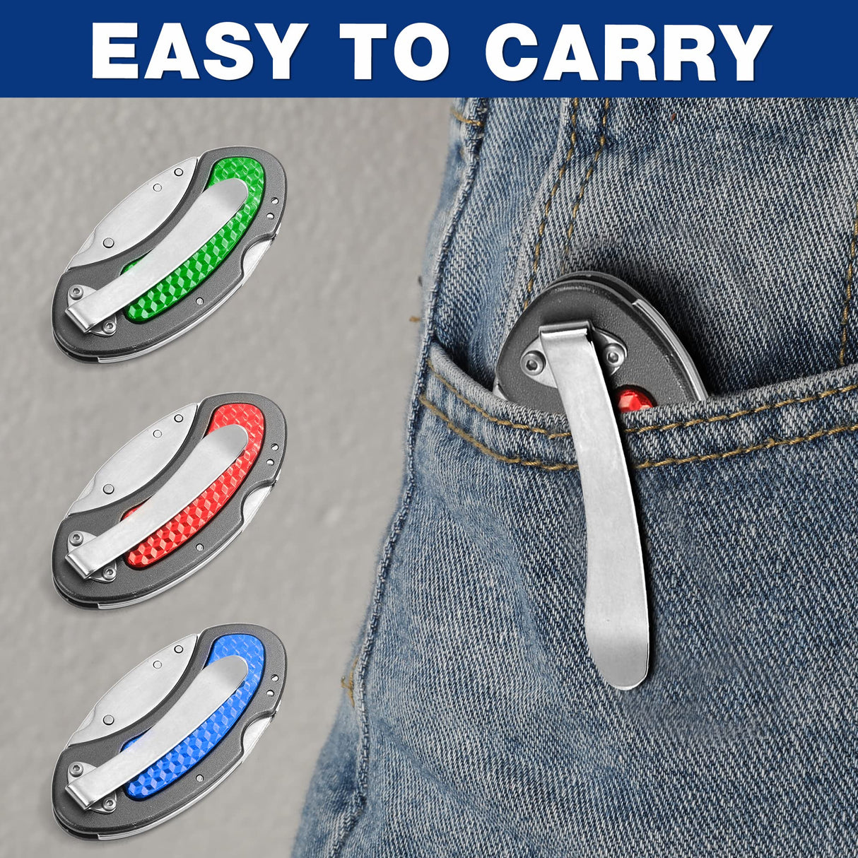 WORKPRO Folding Utility Knife Set Quick Change Blade, Back-lock Mechanism 3-piece with 10-piece Extra Blades WORKPRO