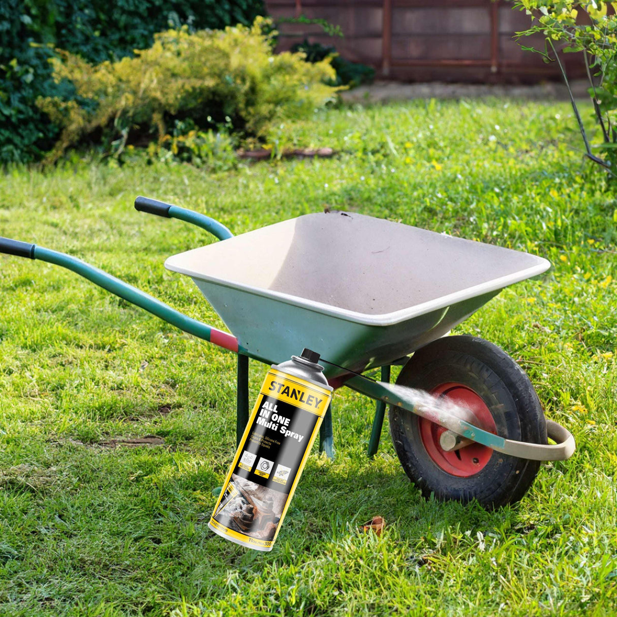 STANLEY Corrosion Inhibitor Spray - Rust Remover&Cleaner Aerosol - Versatile Rust Prevention Spray for Garage, RV, Woodworking, Power Tools - 11 Oz, STANLEY