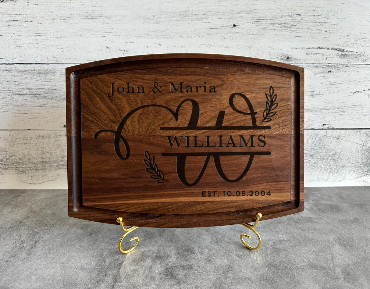 Personalized Cutting Boards – Personalized Cutting Boards Wood Engraved – Lovely Birthday, Anniversary, Bridal Shower, Wedding Present – Custom Generic