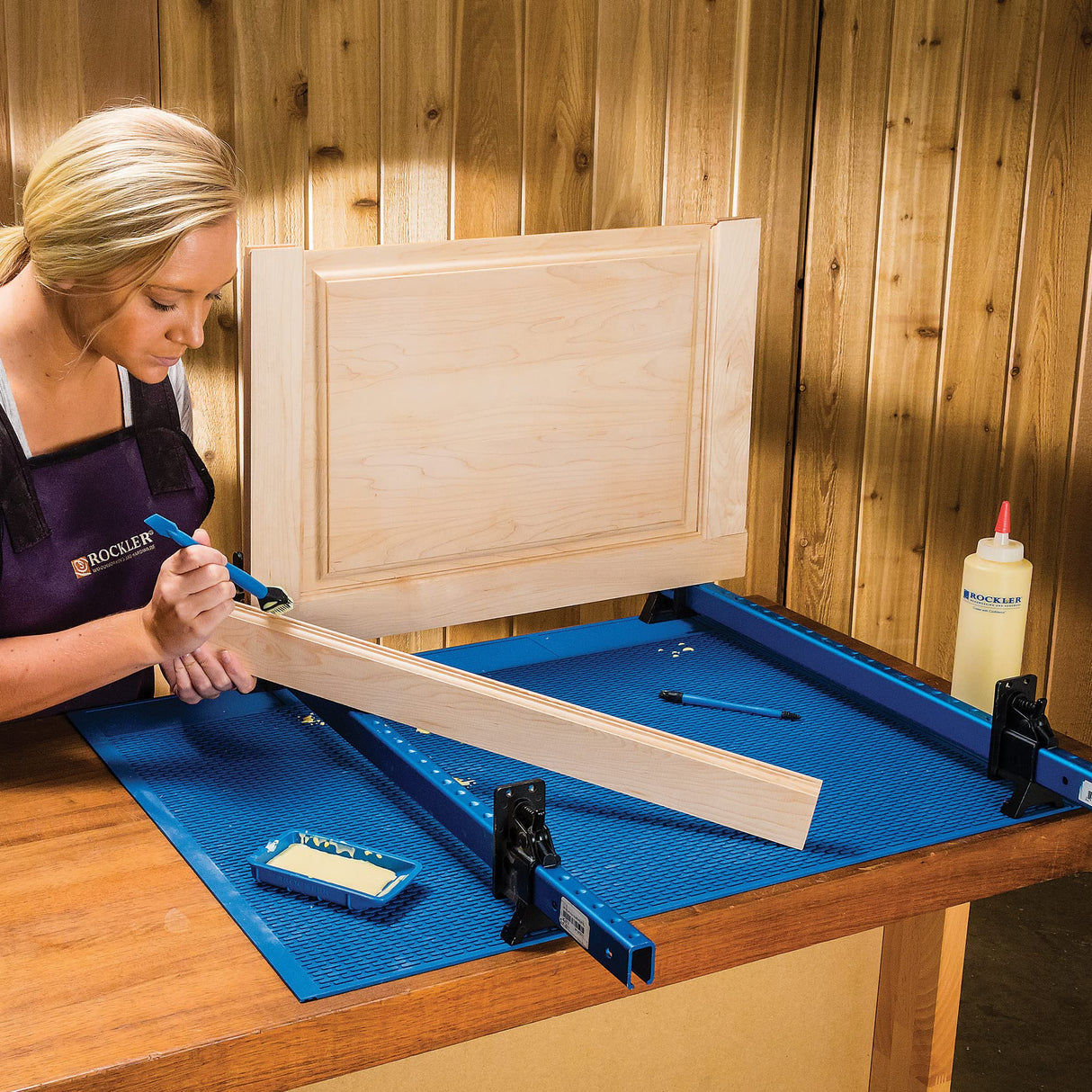 Rockler Silicone Glue Mat XL (23"x30") - Heat Resistant Mat for Projects, Garage, Shop, Dining Room Table – Easy to Clean Silicone Mats for Crafts – ROCKLER